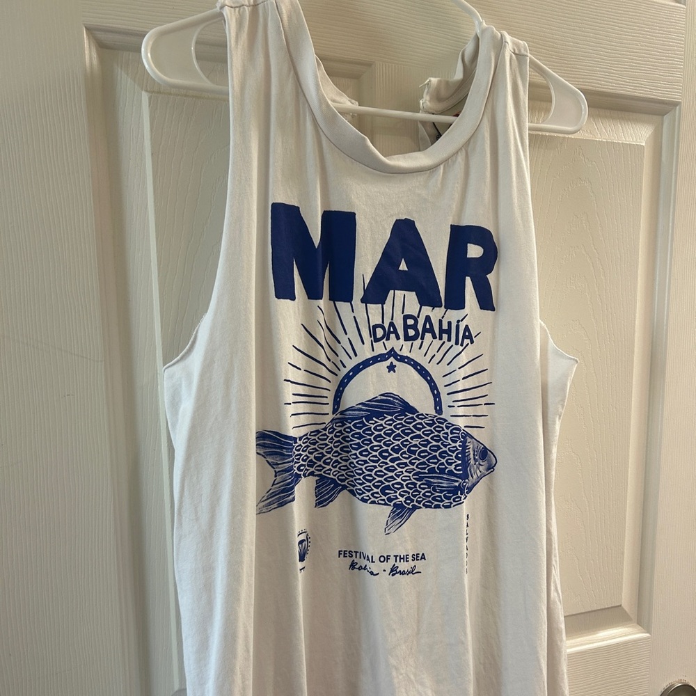 Farm Rio “Mar de Bahía” jumpsuit